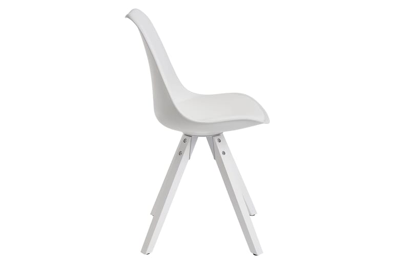Ruokatuoli Clanton - Valkoinen - Huonekalut - Tuoli & nojatuoli - Ruokapöydän tuolit