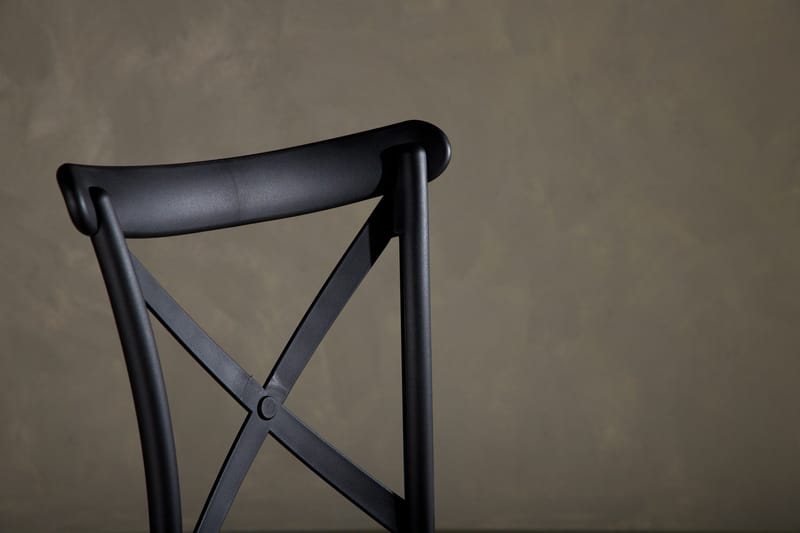 Ruokatuoli Crosett - Musta - Huonekalut - Tuoli & nojatuoli - Ruokapöydän tuolit