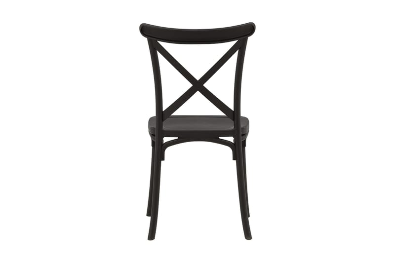 Ruokatuoli Crosett - Musta - Huonekalut - Tuoli & nojatuoli - Ruokapöydän tuolit