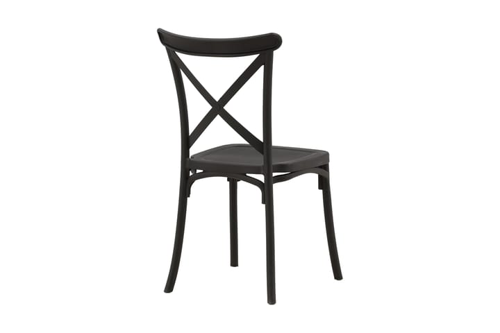 Ruokatuoli Crosetto - Musta - Ruokapöydän tuolit