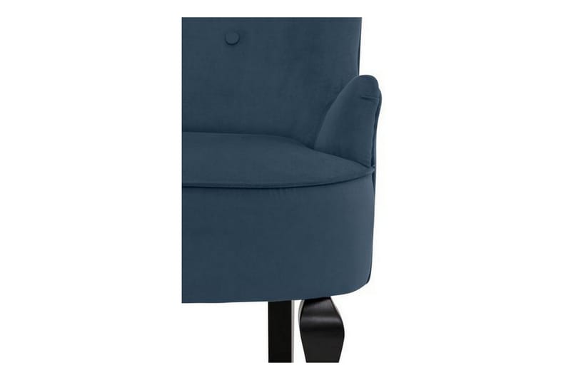 Ruokatuoli Dagna Sametti - Sininen - Huonekalut - Tuoli & nojatuoli - Nojatuoli & lepotuoli