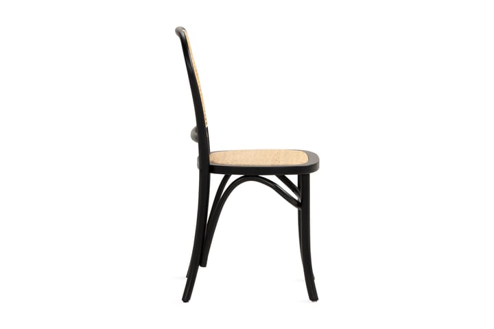Ruokatuoli Degors - Musta/Luonnonväri - Ruokapöydän tuolit