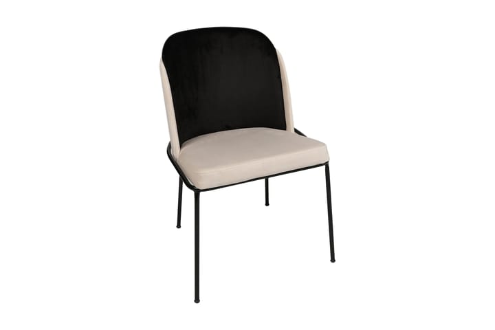 Ruokatuoli Drickby 2-pak - Musta/Beige - Ruokapöydän tuolit