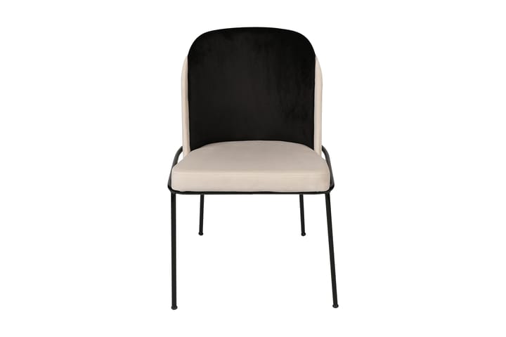 Ruokatuoli Drickby 2-pak - Musta/Beige - Ruokapöydän tuolit