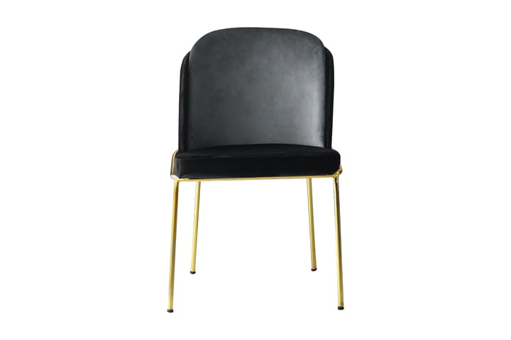 Ruokatuoli Drickby 2-pak - Musta/Kulta - Ruokapöydän tuolit