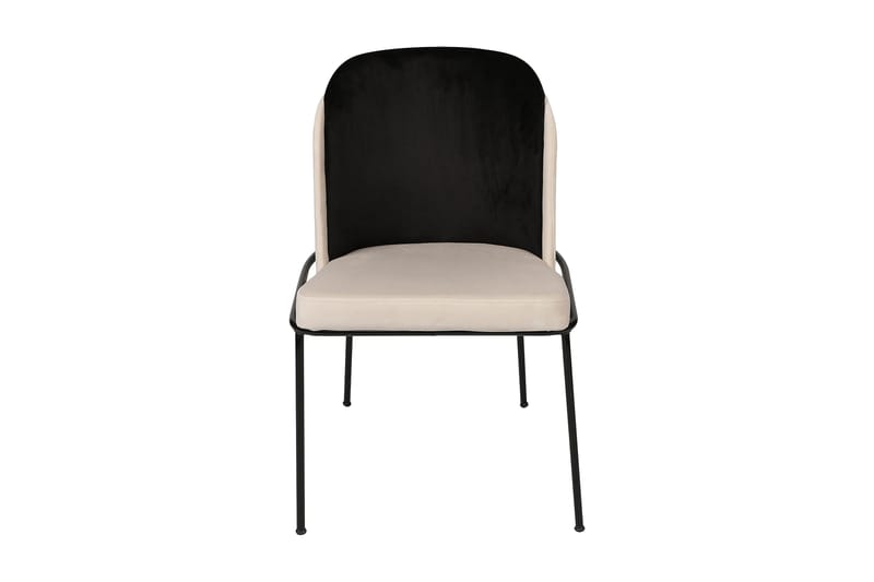 Ruokatuoli Drickby - Musta/Beige - Huonekalut - Tuoli & nojatuoli - Ruokapöydän tuolit
