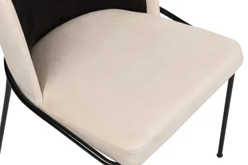 Ruokatuoli Drickby - Musta/Beige - Huonekalut - Tuoli & nojatuoli - Ruokapöydän tuolit
