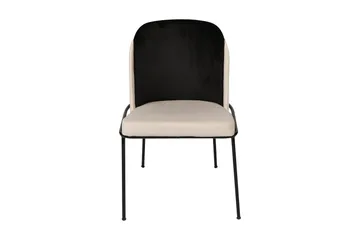 Ruokatuoli Drickby - Musta/Beige - Huonekalut - Tuoli & nojatuoli - Ruokapöydän tuolit