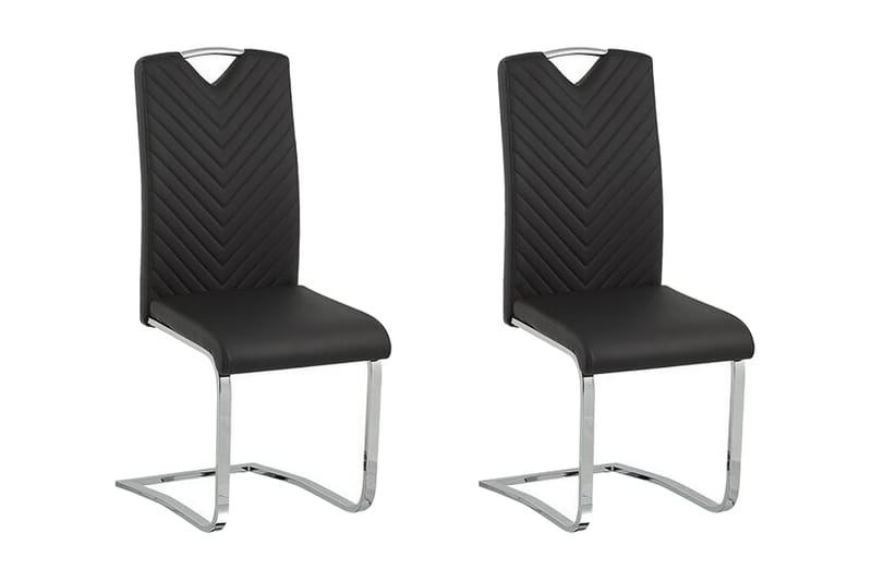 Ruokatuoli Eidhin 2-pak - Musta - Huonekalut - Tuoli & nojatuoli - Ruokapöydän tuolit