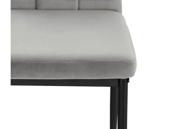 Ruokatuoli Gallaryd - Sametti/Harmaa - Huonekalut - Tuoli & nojatuoli - Ruokapöydän tuolit