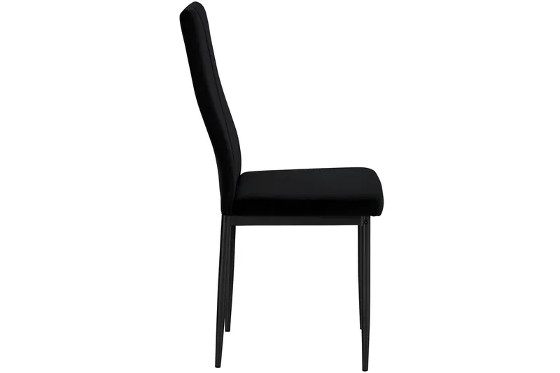 Ruokatuoli Gallaryd - Sametti/Musta - Huonekalut - Tuoli & nojatuoli - Ruokapöydän tuolit