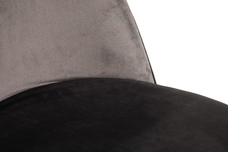 Ruokatuoli Gerardo Sametti - Harmaa/Kulta - Huonekalut - Tuoli & nojatuoli - Ruokapöydän tuolit