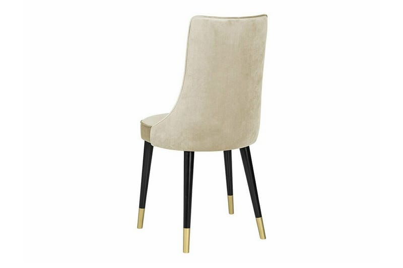 Ruokatuoli Glenarm - Beige/Musta - Huonekalut - Tuoli & nojatuoli - Ruokapöydän tuolit