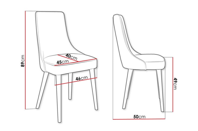 Ruokatuoli Glenarm - Huonekalut - Tuoli & nojatuoli - Ruokapöydän tuolit