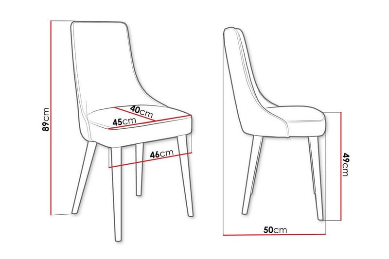 Ruokatuoli Glenarm - Huonekalut - Tuoli & nojatuoli - Ruokapöydän tuolit
