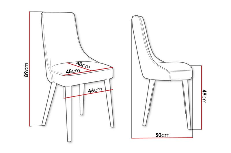 Ruokatuoli Glenarm - Huonekalut - Tuoli & nojatuoli - Ruokapöydän tuolit