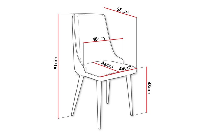 Ruokatuoli Glenarm - Huonekalut - Tuoli & nojatuoli - Ruokapöydän tuolit