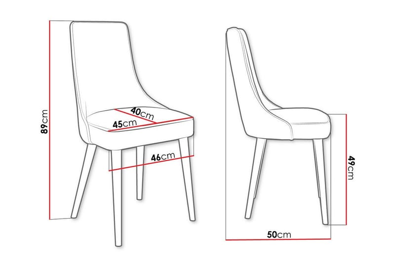 Ruokatuoli Glenarm - Huonekalut - Tuoli & nojatuoli - Ruokapöydän tuolit