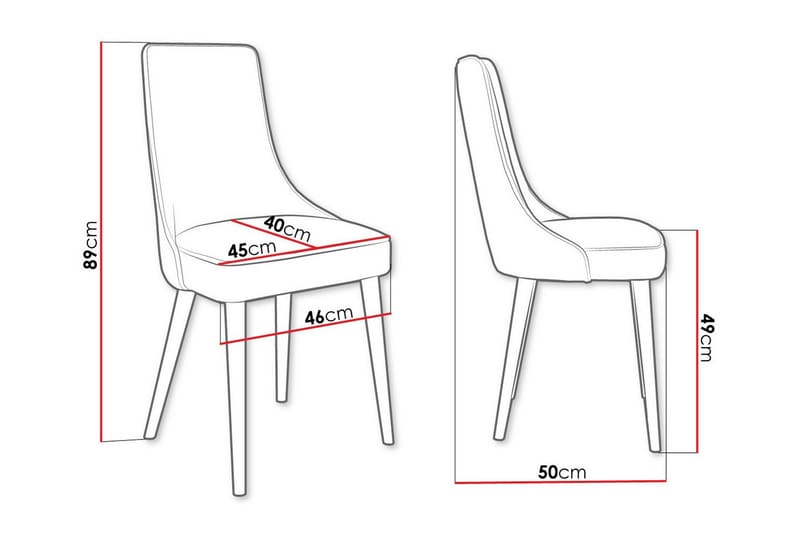 Ruokatuoli Glenarm - Huonekalut - Tuoli & nojatuoli - Ruokapöydän tuolit