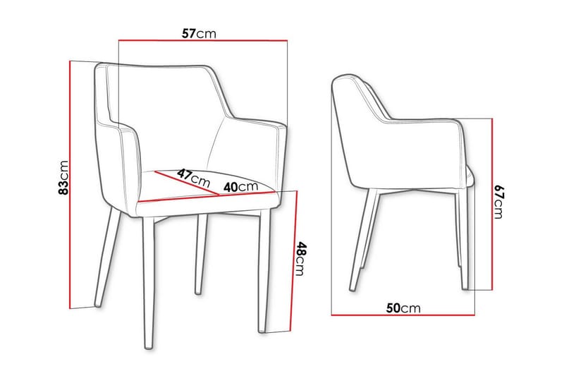 Ruokatuoli Glenarm - Huonekalut - Tuoli & nojatuoli - Ruokapöydän tuolit