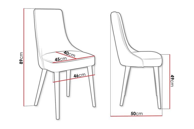 Ruokatuoli Glenarm - Huonekalut - Tuoli & nojatuoli - Ruokapöydän tuolit
