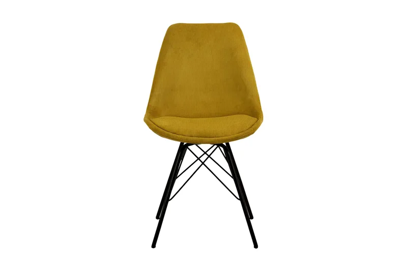 Ruokatuoli Gusten - Keltainen/Musta - Huonekalut - Tuoli & nojatuoli - Ruokapöydän tuolit