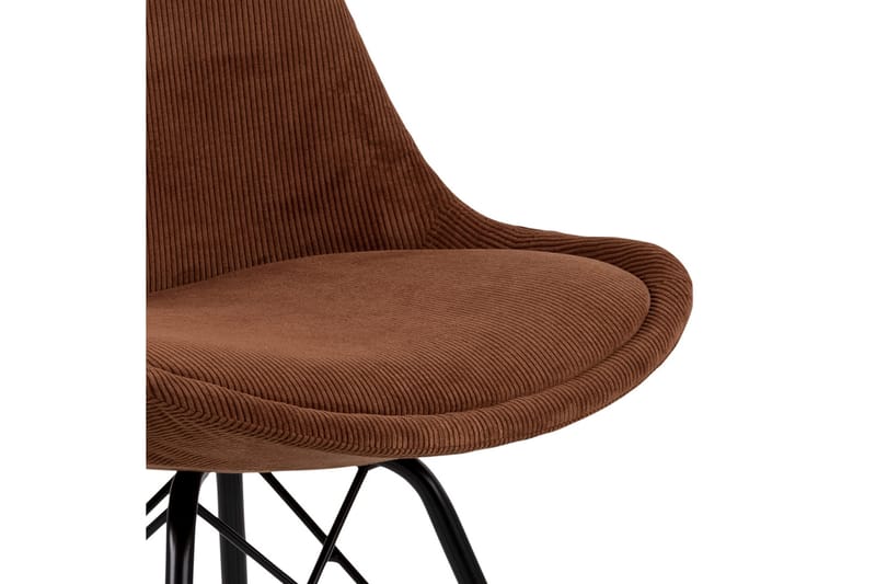 Ruokatuoli Gusten - Oranssi/Musta - Huonekalut - Tuoli & nojatuoli - Ruokapöydän tuolit