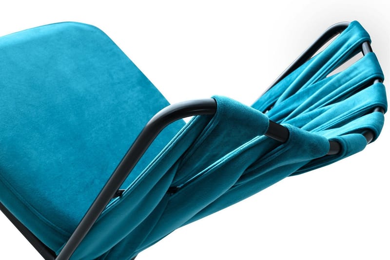 Ruokatuoli Hejra - Musta/Sininen - Huonekalut - Tuoli & nojatuoli - Ruokapöydän tuolit