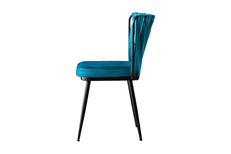 Ruokatuoli Hejra - Musta/Sininen - Huonekalut - Tuoli & nojatuoli - Ruokapöydän tuolit