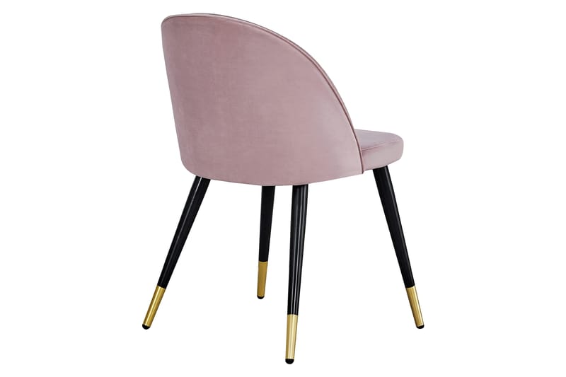 Ruokatuoli ilman käsinojia Venture Home Valeri ruokatuoli Black||Pink - Huonekalut - Tuoli & nojatuoli - Ruokapöydän tuolit