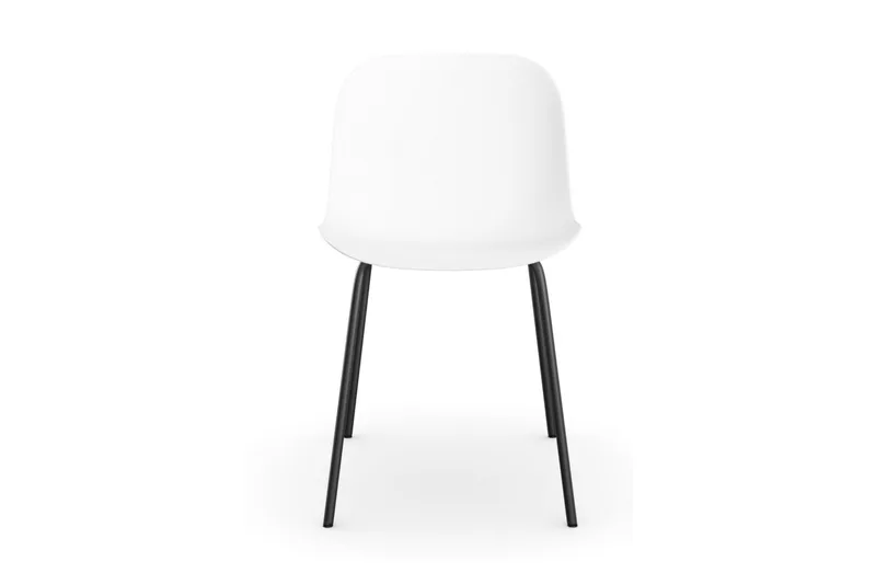 Ruokatuoli Isernia - Valkoinen/Musta - Huonekalut - Tuoli & nojatuoli - Ruokapöydän tuolit