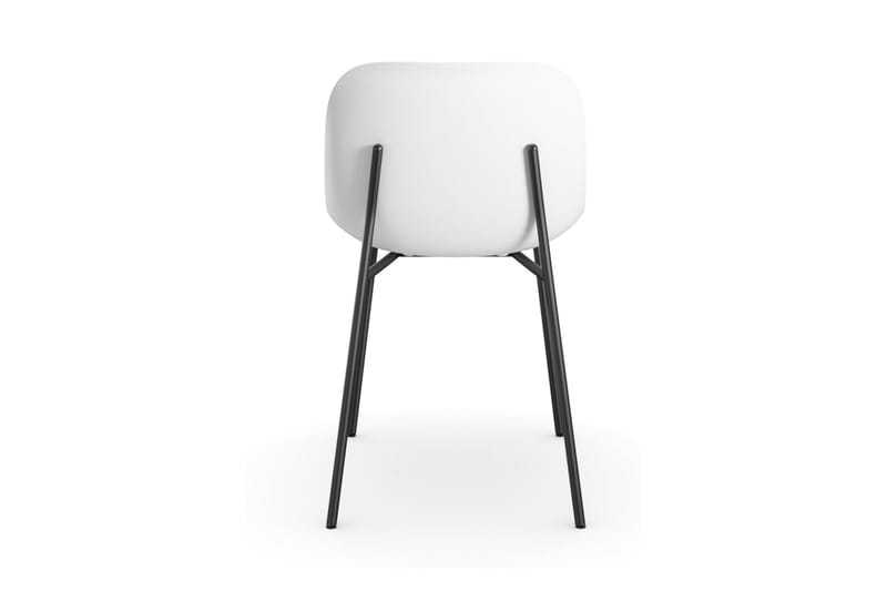 Ruokatuoli Isernia - Valkoinen/Musta - Huonekalut - Tuoli & nojatuoli - Ruokapöydän tuolit