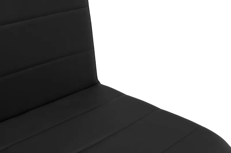 Ruokatuoli Jack Keinonahka - Musta/Kromi - Huonekalut - Tuoli & nojatuoli - Ruokapöydän tuolit