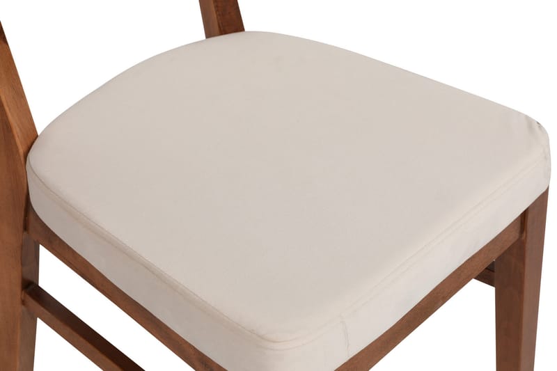 Ruokatuoli Jodon 2-pak - Pähkinä/Beige - Huonekalut - Tuoli & nojatuoli - Ruokapöydän tuolit