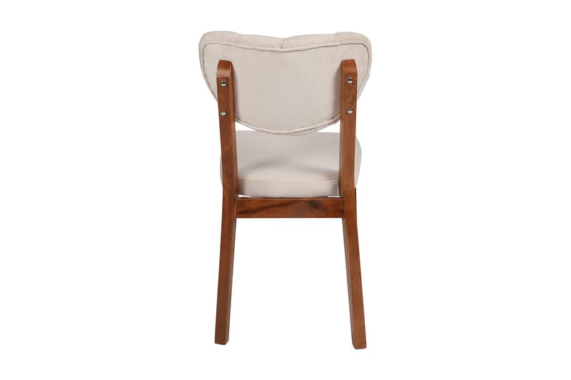 Ruokatuoli Jodon - Pähkinä/Beige - Huonekalut - Tuoli & nojatuoli - Ruokapöydän tuolit