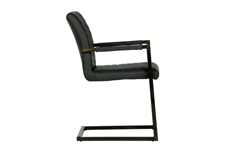 Ruokatuoli Keinonahka Liston - Antrasiitinharmaa - Huonekalut - Tuoli & nojatuoli - Ruokapöydän tuolit