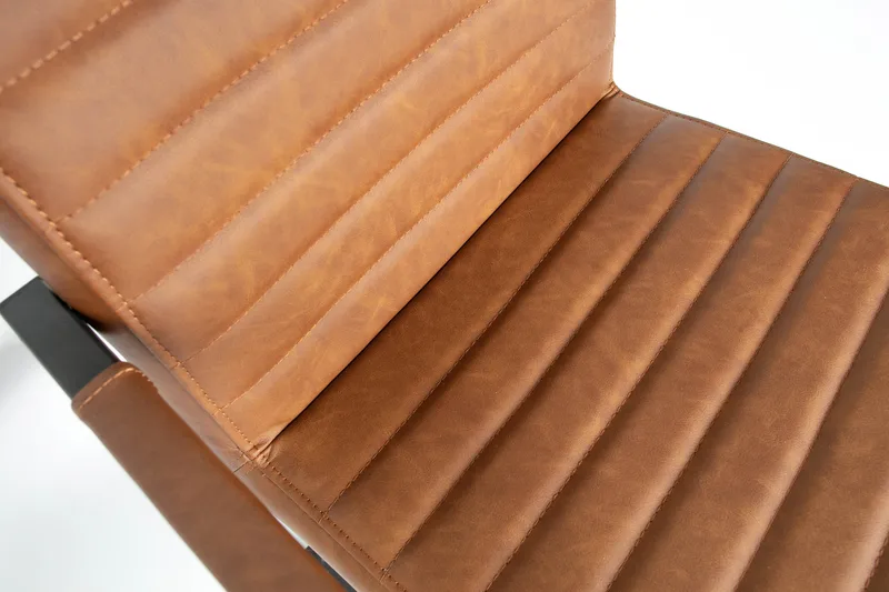 Ruokatuoli Keinonahka Liston - Konjakki - Huonekalut - Tuoli & nojatuoli - Ruokapöydän tuolit