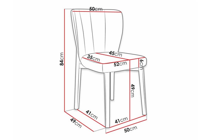 Ruokatuoli Kendale - Huonekalut - Tuoli & nojatuoli - Ruokapöydän tuolit