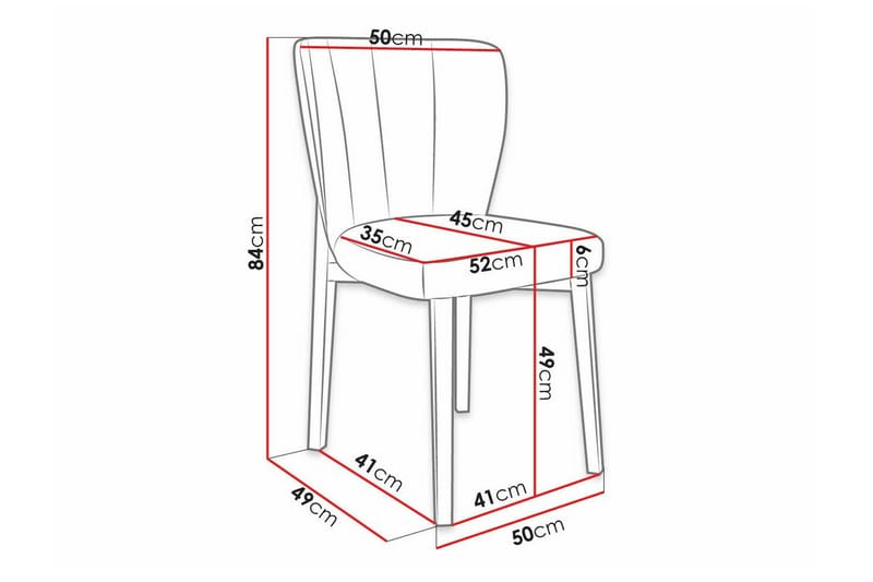 Ruokatuoli Kendale - Huonekalut - Tuoli & nojatuoli - Ruokapöydän tuolit