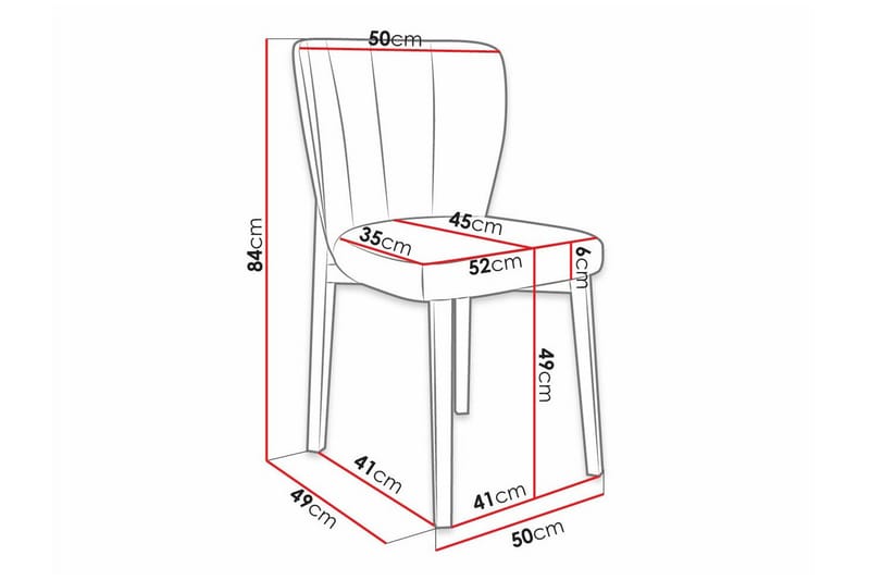 Ruokatuoli Kendale - Huonekalut - Tuoli & nojatuoli - Ruokapöydän tuolit