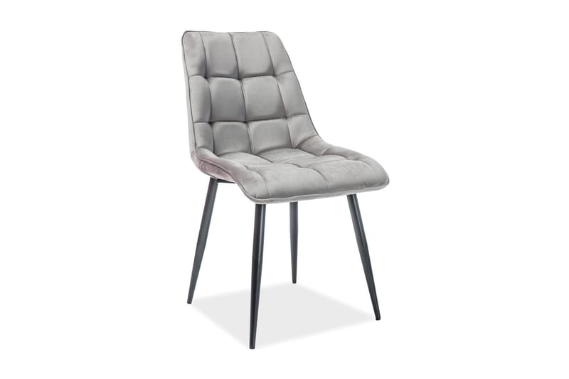 Ruokatuoli Labaie - Sametti/Harmaa - Huonekalut - Tuoli & nojatuoli - Ruokapöydän tuolit