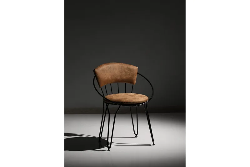 Ruokatuoli Laggartorp - Musta/Beige - Huonekalut - Tuoli & nojatuoli - Ruokapöydän tuolit