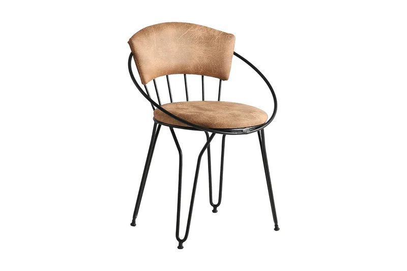 Ruokatuoli Laggartorp, Musta/Beige