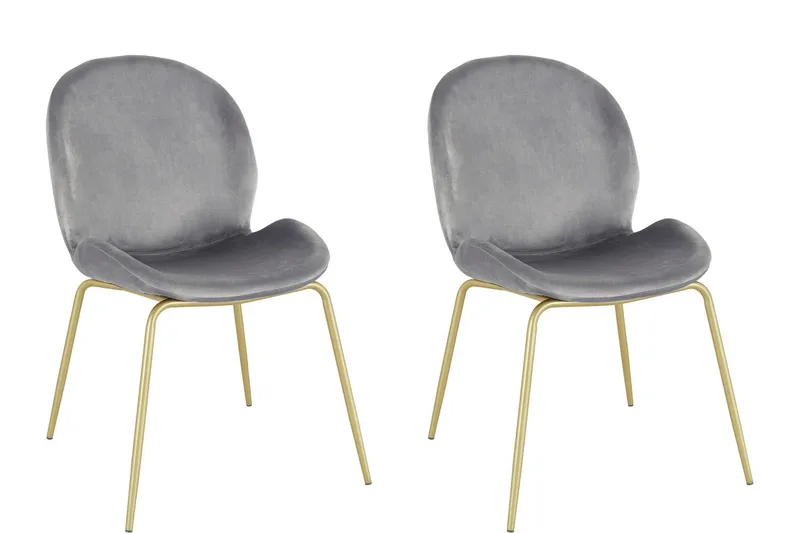 Ruokatuoli Larkfield, Harmaa/Messinki