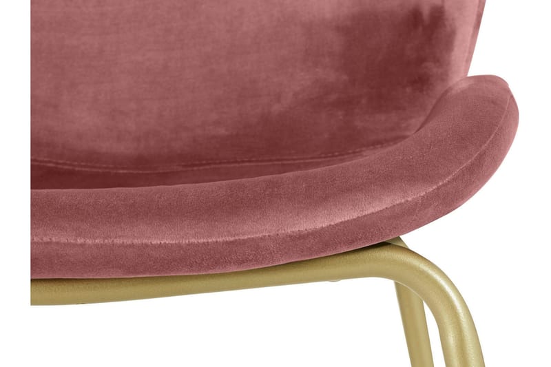 Ruokatuoli Larkfield - Roosa/Messinki - Huonekalut - Tuoli & nojatuoli - Ruokapöydän tuolit