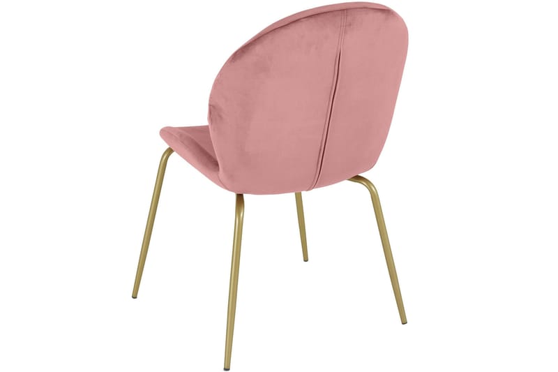 Ruokatuoli Larkfield - Roosa/Messinki - Huonekalut - Tuoli & nojatuoli - Ruokapöydän tuolit