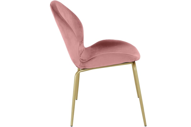 Ruokatuoli Larkfield - Roosa/Messinki - Huonekalut - Tuoli & nojatuoli - Ruokapöydän tuolit