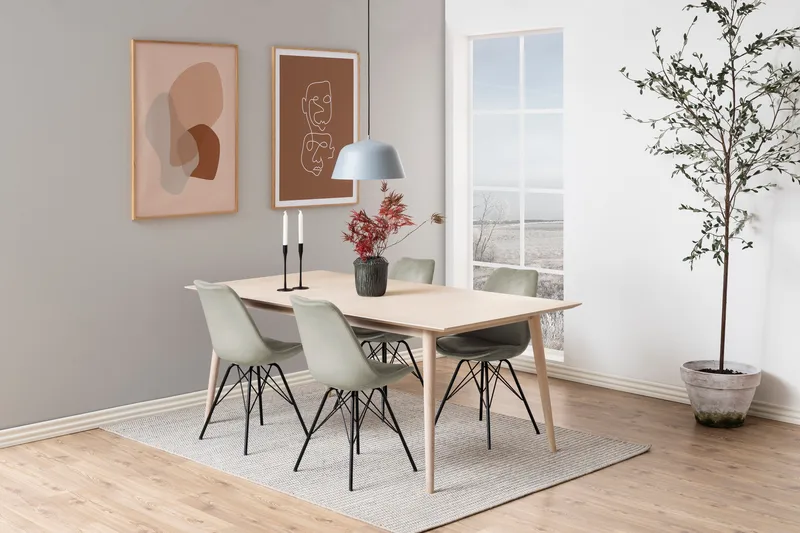 Ruokatuoli Leagrave - Ruskea - Huonekalut - Tuoli & nojatuoli - Ruokapöydän tuolit