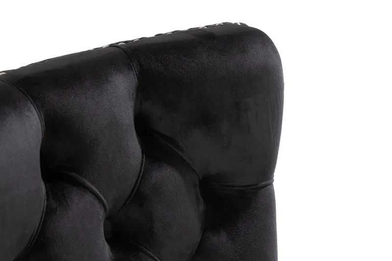 Ruokatuoli Lossmen Sametti - Musta - Huonekalut - Tuoli & nojatuoli - Ruokapöydän tuolit