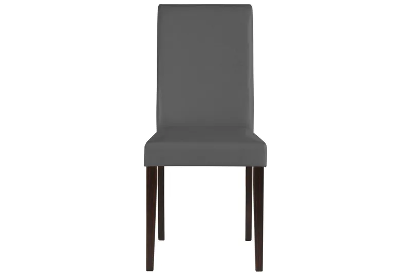 Ruokatuoli Luden Keinonahka 2-pak - Tummanharmaa - Huonekalut - Tuoli & nojatuoli - Ruokapöydän tuolit